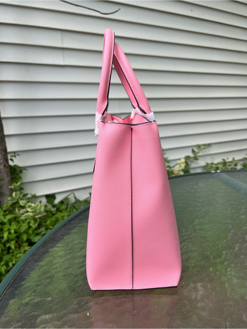 kate spade Pink Saffiano Leather Tote - Picture 2 of 4